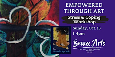 Empowered Through Art,  Stress & Coping  Workshop - The Outlet by Carrie primary image