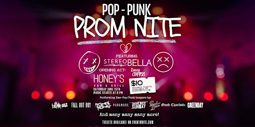 Immagine principale di POP PUNK PROM - Featuring Stereobella 