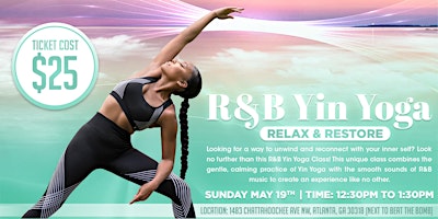 R&B Yin Yoga - Relax & Restore - May primary image