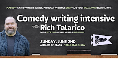Comedy writing intensive + table read with Rich Talarico primary image