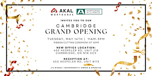 Primaire afbeelding van AKAL Mortgages Cambridge Office Launch Party