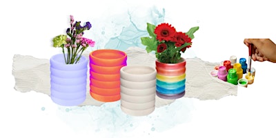 Imagen principal de Adults Ceramic Vase & Plant Pot Painting