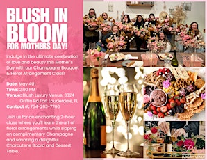 Blush in Bloom Floral Class and Facial Class