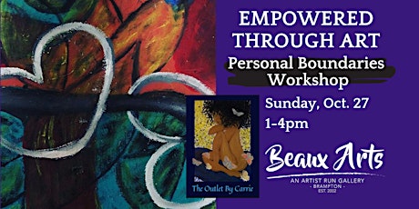 Empowered Through Art, Personal Boundaries Workshop - The Outlet by Carrie primary image
