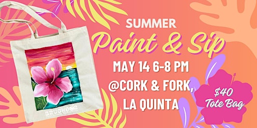 Image principale de Paint and Sip at Cork and Fork