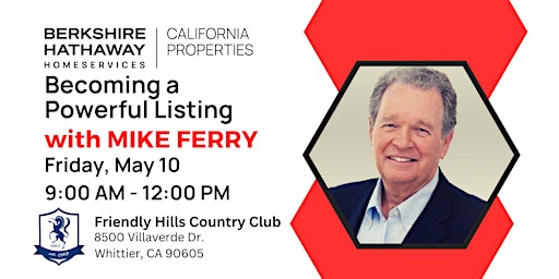Immagine principale di Mike Ferry Live: Becoming a Powerful Listing Agent 