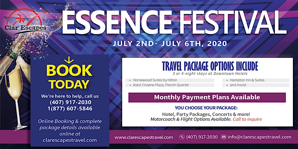 Essence Festival 2020 Hotel Concert And Party Packages Available