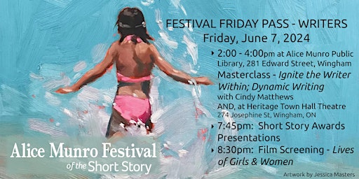 Festival Friday Pass for WRITERS primary image