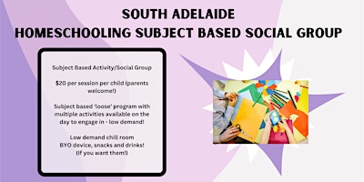 SA Homeschooling Subject Based/Social Group primary image