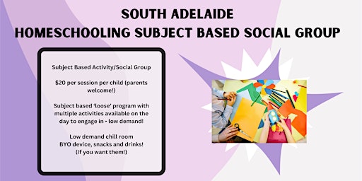 Hauptbild für SA Homeschooling Subject Based/Social Group