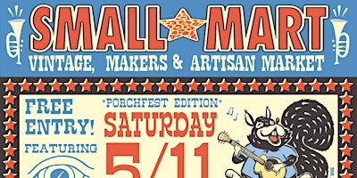 SMALL ⭐ MART Somerville Porchfest Market At Crystal Ballroom primary image