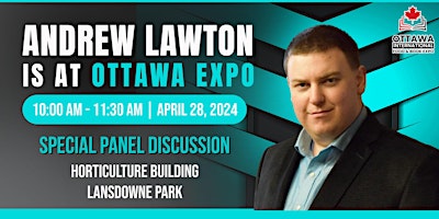 Hauptbild für Andrew Lawton: Ottawa Food &  Book Expo | Panel Discussion