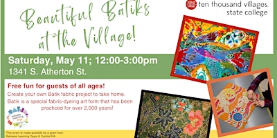 Beautiful Batiks at the Village primary image