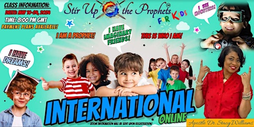 Imagem principal do evento Stir Up the Prophets for Kids presents: I Am A Prophet...This Is Who I Am