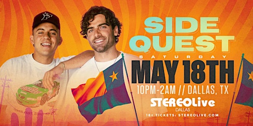Imagem principal de SIDEQUEST - Stereo Live Dallas