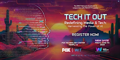 Imagem principal do evento WICT SW  Tech It Out: Redefining Media & Tech: Harnessing the Power of AI