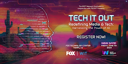 Imagem principal do evento WICT SW  Tech It Out: Redefining Media & Tech: Harnessing the Power of AI