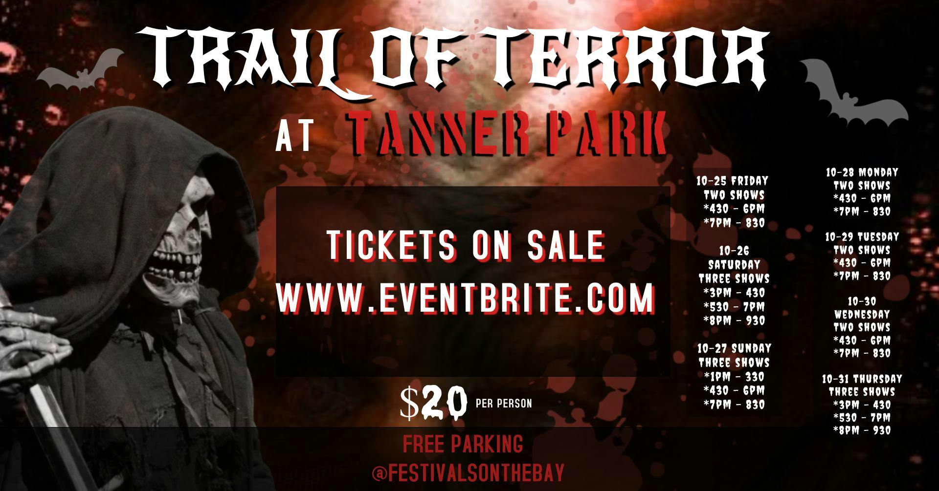 Long Island's Trail of Terror at Tanner Park