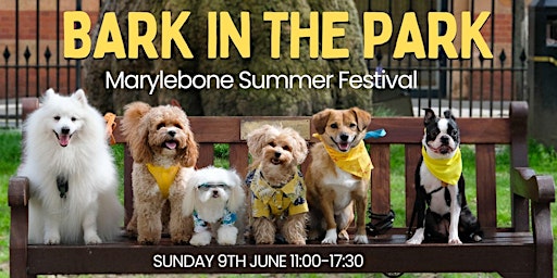Bark In The Park at Marylebone Summer Festival primary image