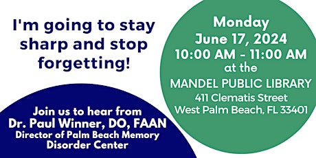 New Hope: Learn About Memory Loss - Mandel Public Library
