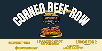 Imagem principal do evento Mikey & Mel's Cruise In Corned Beef Row 5/25/24
