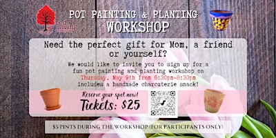 Image principale de Pot Painting and Planting Workshop