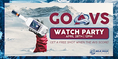 Primaire afbeelding van AVS WATCH PARTY at Mile High Spirits