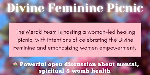 Imagem principal do evento Divine Feminine Picnic