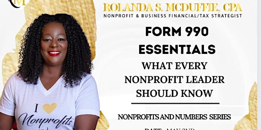 Hauptbild für Form 990 Essentials: What Every Nonprofit Leader Should Know