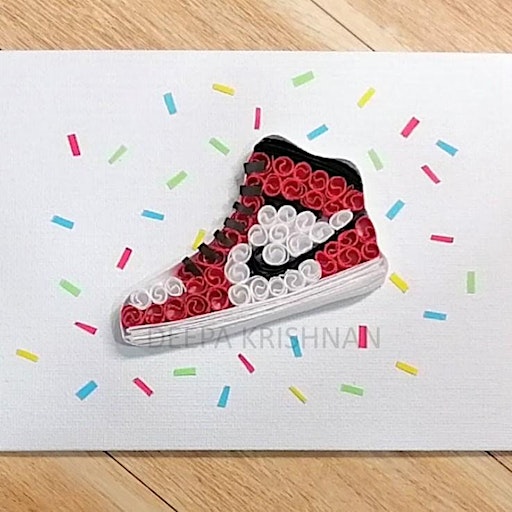 Sneaker - Paper Quilling  primärbild