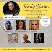 Family Stories: A Panel Discussion about Jazz Town, Teaneck primary image