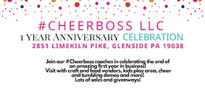 #Cheerboss 1 Year Anniversary Celebration primary image