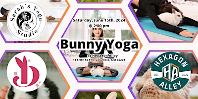Bunny Yoga at Hexagon Alley primary image