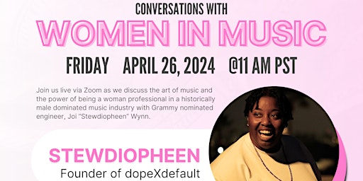 Conversations with Women in Music primary image