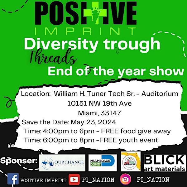 Positive Imprint Diversity Trough Threads End of the year Show