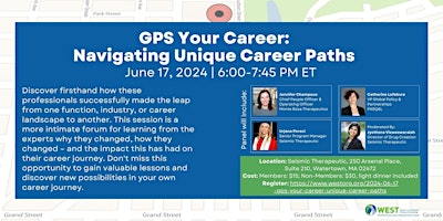 GPS Your Career: Navigating Unique Career Paths primary image