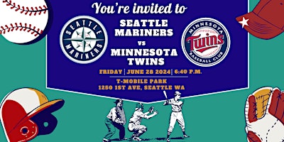 Imagem principal do evento Exclusive Invitation: Mariners vs Twins Game with Reliance Insurance ⚾️