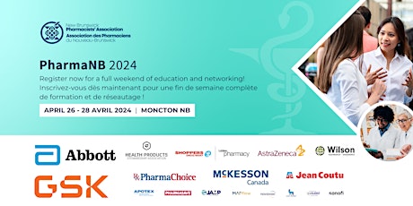 2024 New Brunswick Pharmacy Conference | Conférence sur la pharmacie du NB