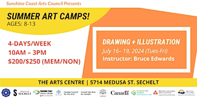 Immagine principale di July Kid's Art Camp: Drawing + Illustration 