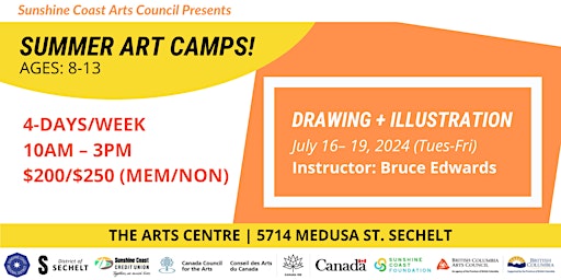 Image principale de July Kid's Art Camp: Drawing + Illustration