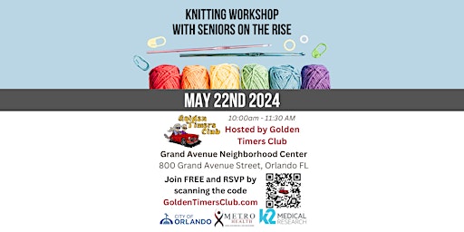 Image principale de Free Knitting Workshop Class at Grand Ave Neighborhood Center