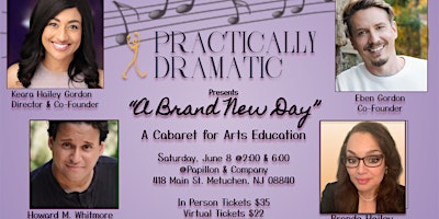 Imagen principal de “A Brand New Day” An Afternoon Cabaret with Practically Dramatic