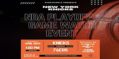New York Knicks NBA Playoffs Game Watch Event primary image
