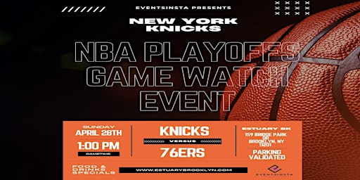 Imagem principal do evento New York Knicks NBA Playoffs Game Watch Event