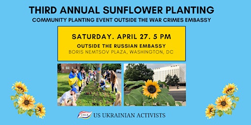 Imagem principal do evento Third Annual Sunflower Planting – Washington, D.C.