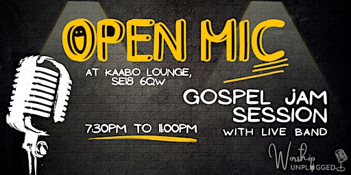 Worship Unplugged: Open Mic Night to Showcase God's Gifts primary image