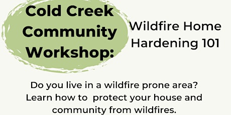 Cold Creek Community Workshop