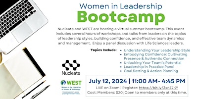 Imagem principal do evento Women in Leadership Bootcamp