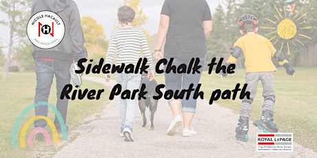 Sidewalk Chalk the River Park South Path