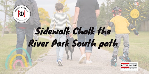 Sidewalk Chalk the River Park South Path  primärbild
